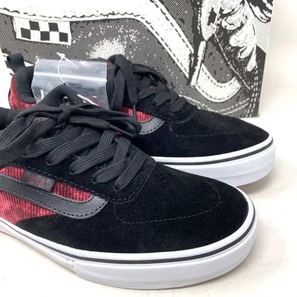 VANS Kyle Walker Corduroy Shoes Black Suede Low Top Women's Sneakers VN0A5JIEX4C - Picture 8 of 11